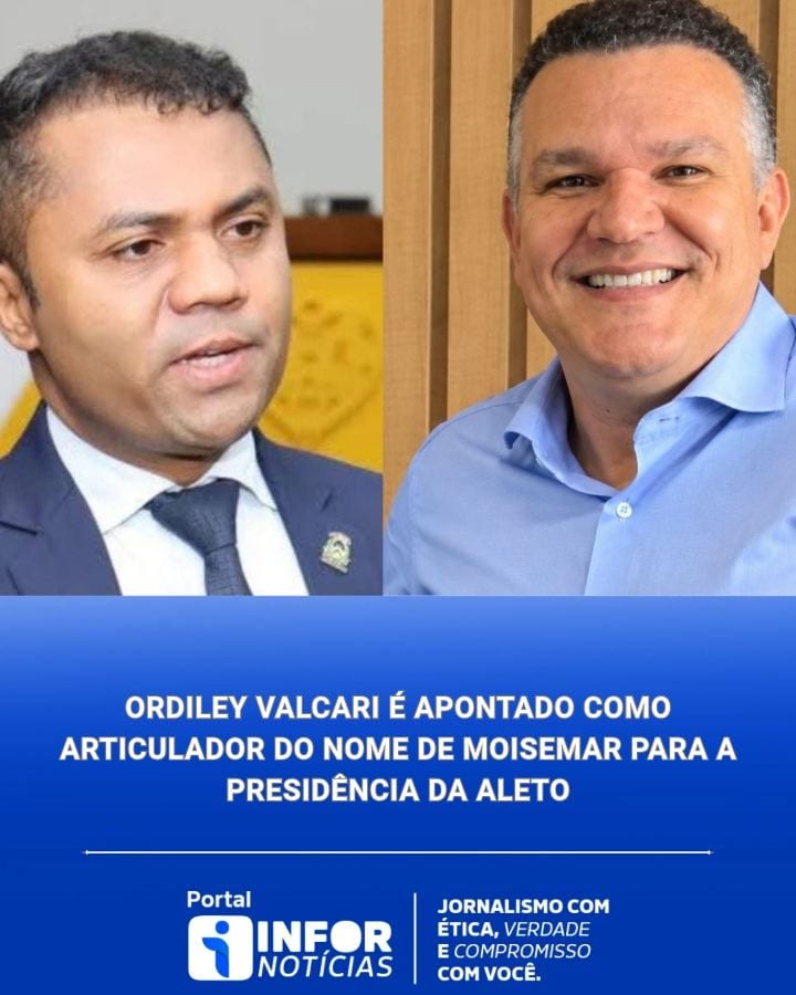 Ordiley Valcari é apontado como articulador do nome de Moisemar para a presidência da Aleto