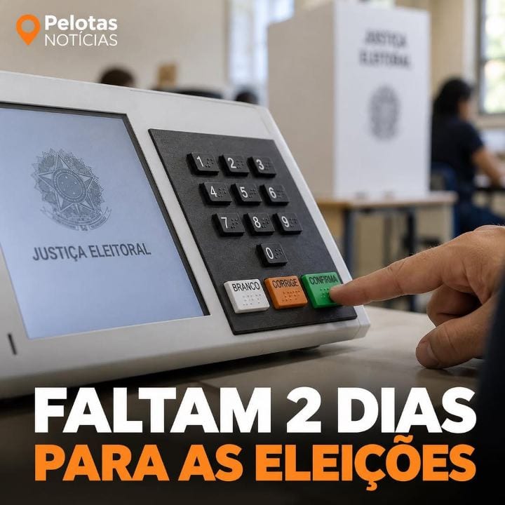 FALTAM APENAS 2 DIAS PARA O SEGUNDO TURNO DAS ELEIÇÕES 2026 NO BRASIL