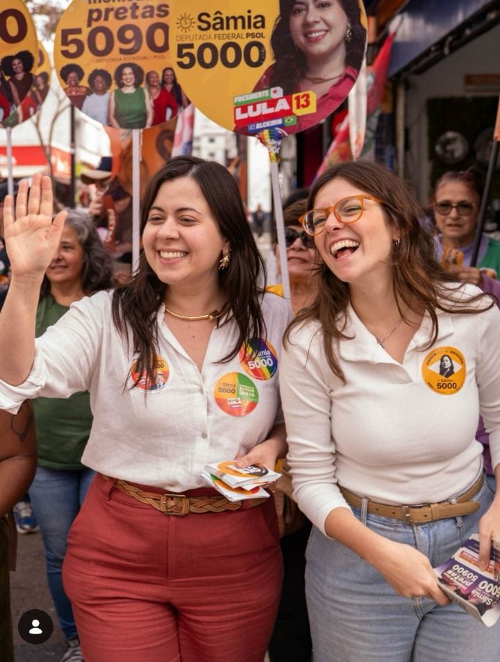 Hoje é aniversário da @brunapsol, minha amiga e vereadora do PSOL em São Caetano do Sul.