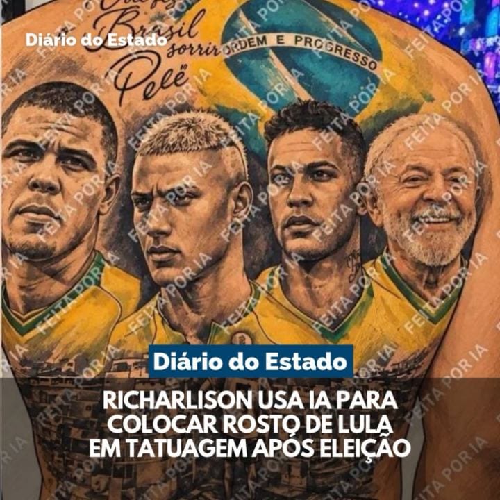 O atacante Richarlison, do Tottenham e da Seleção Brasileira, movimentou as redes sociais neste domingo (25) ao publicar