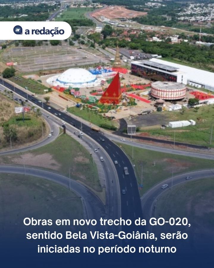O Governo de Goiás concluiu a restauração da GO-020 na pista sentido Goiânia-Bela Vista, no trecho entre o entroncamento