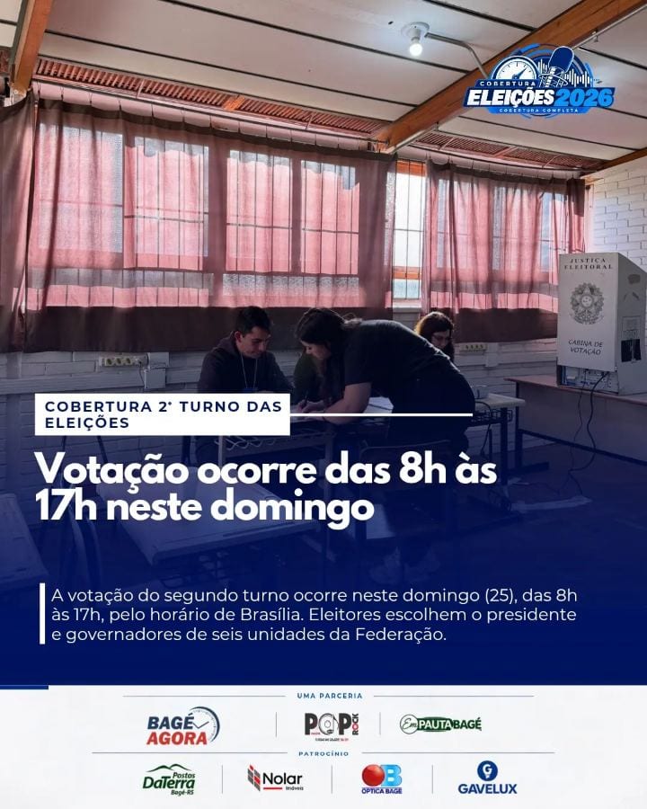Neste domingo (25), 158.745.463 eleitores estão aptos a votar no segundo turno, em todo o país, para escolher o presiden