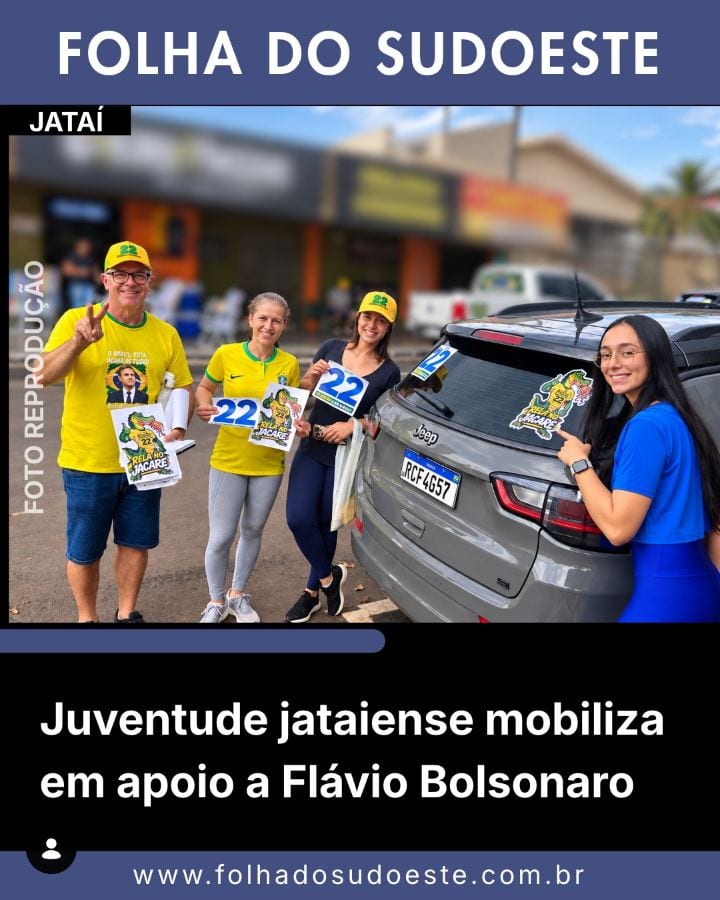O movimento da Juventude em Jataí ganha destaque na eleição presidencial e no cenário político com a mobilização de jove