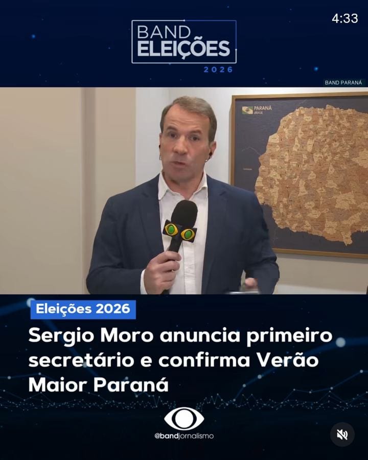 Sergio Moro anunciará primeiro secretário do governo do Paraná nesta terça (20)