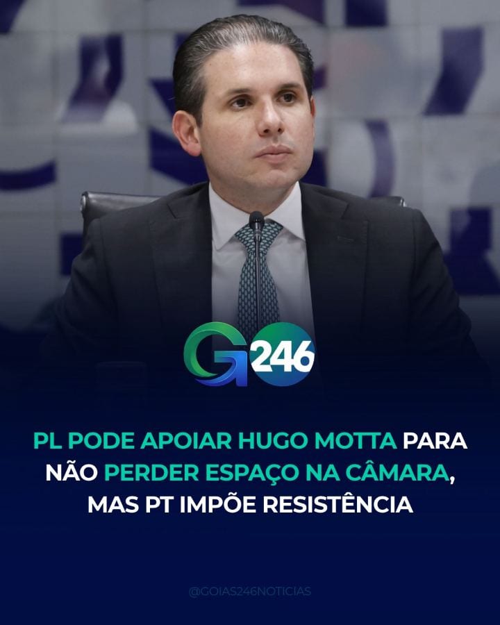 O Partido Liberal (PL) avalia apoiar a reeleição de Hugo Motta (Republicanos) à presidência da Câmara dos Deputados em 2
