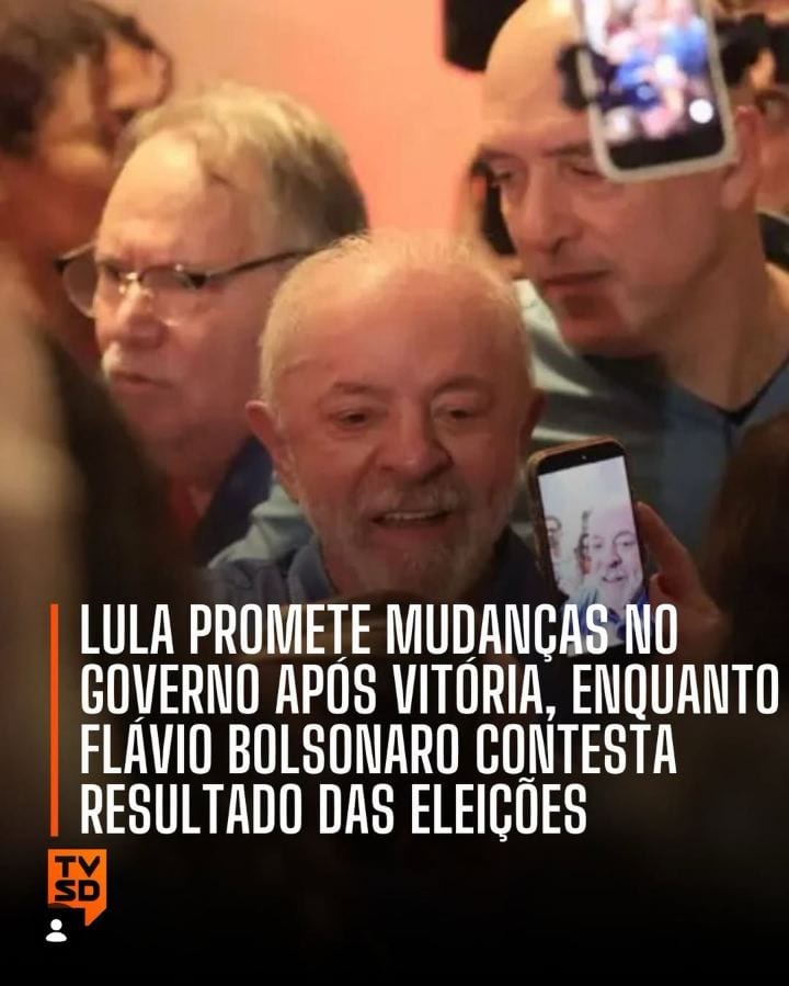 Após ser reeleito presidente da República no domingo (25), Luiz Inácio Lula da Silva (PT) fez seu primeiro pronunciament