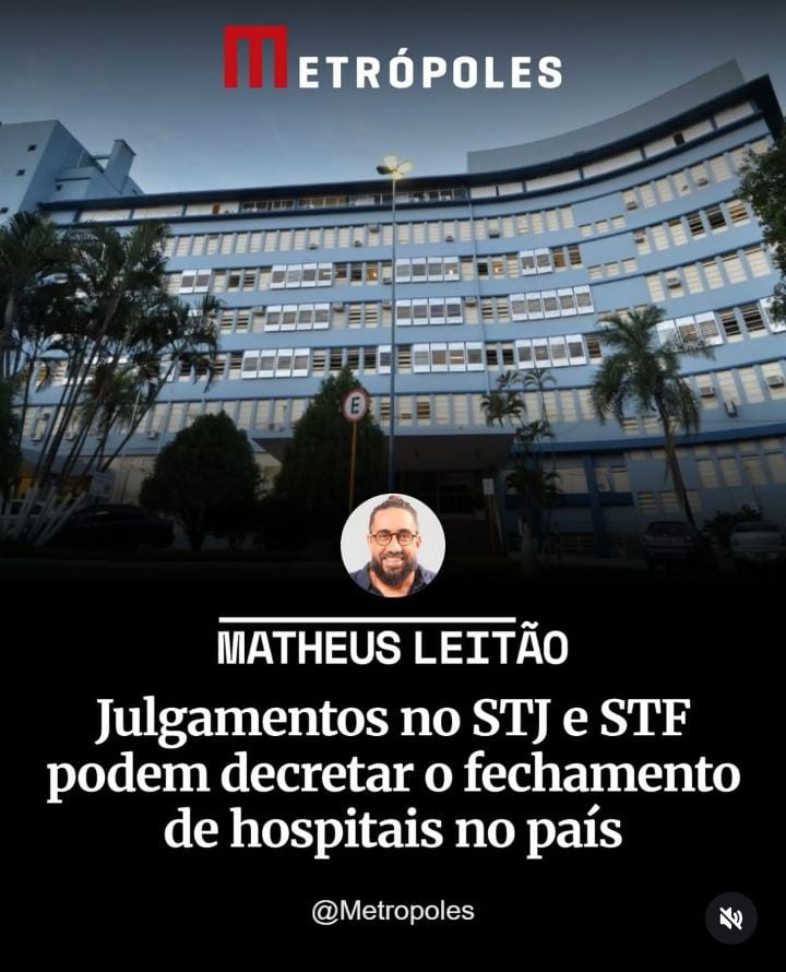As Santas Casas, Apaes, hospitais filantrópicos e clínicas conveniadas ao SUS de todo o Brasil aguardam apreensivas um j