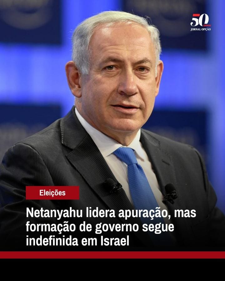 O bloco liderado pelo Likud, partido do primeiro-ministro de Israel, Benjamin Netanyahu, lidera a apuração das eleições