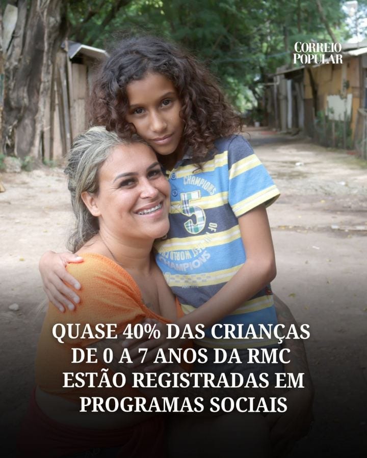 Mais de 104 mil crianças de até 7 anos da Região Metropolitana de Campinas (RMC) estão inscritas no Cadastro Único (CadÚ