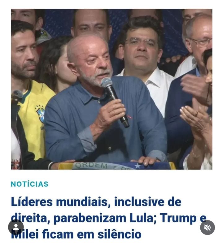 Reeleição de Lula provoca reações pelo mundo - A vitória de Luiz Inácio Lula da Silva (PT) sobre Flávio Bolsonaro (PL) n