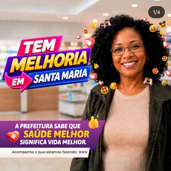A Prefeitura de Santa Maria está trabalhando para proporcionar uma saúde de qualidade para a nossa gente.