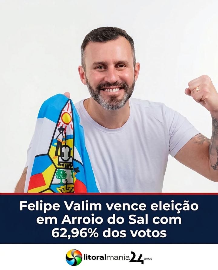 Felipe Valim venceu a eleição suplementar de Arroio do Sal.
