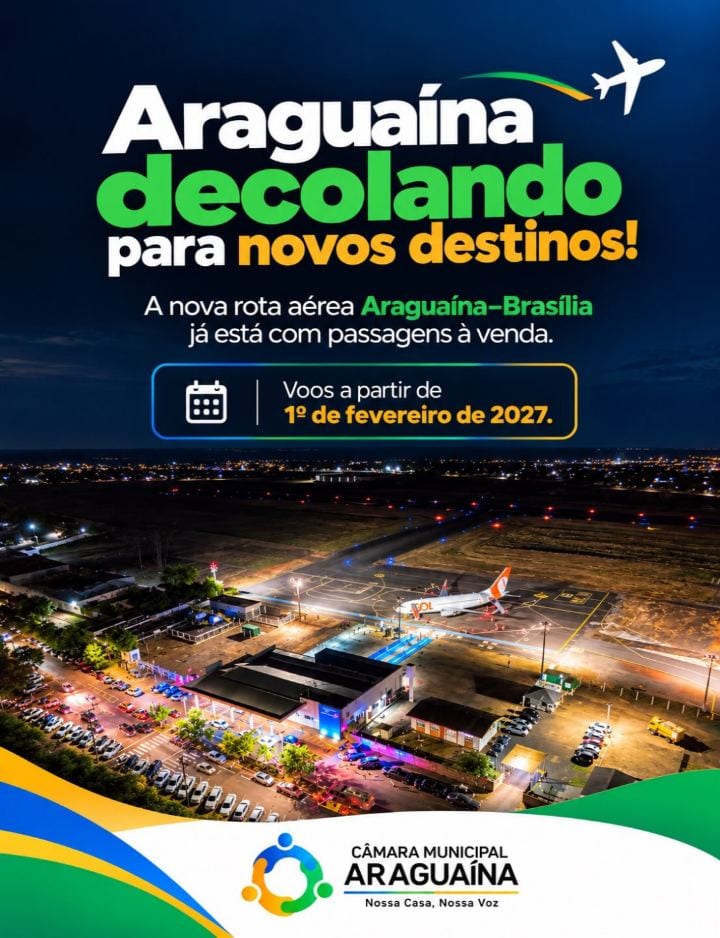 Araguaína está decolando para novos destinos!