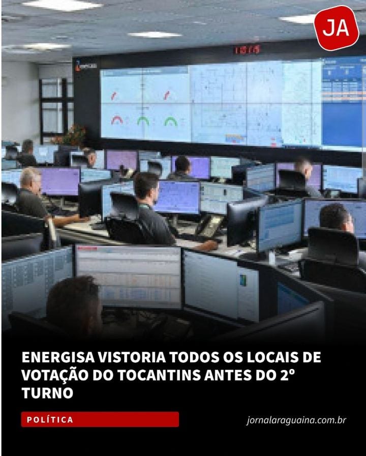 Domingo (25) tem segundo turno para governador no Tocantins, e a previsão também inclui chuva e vento.