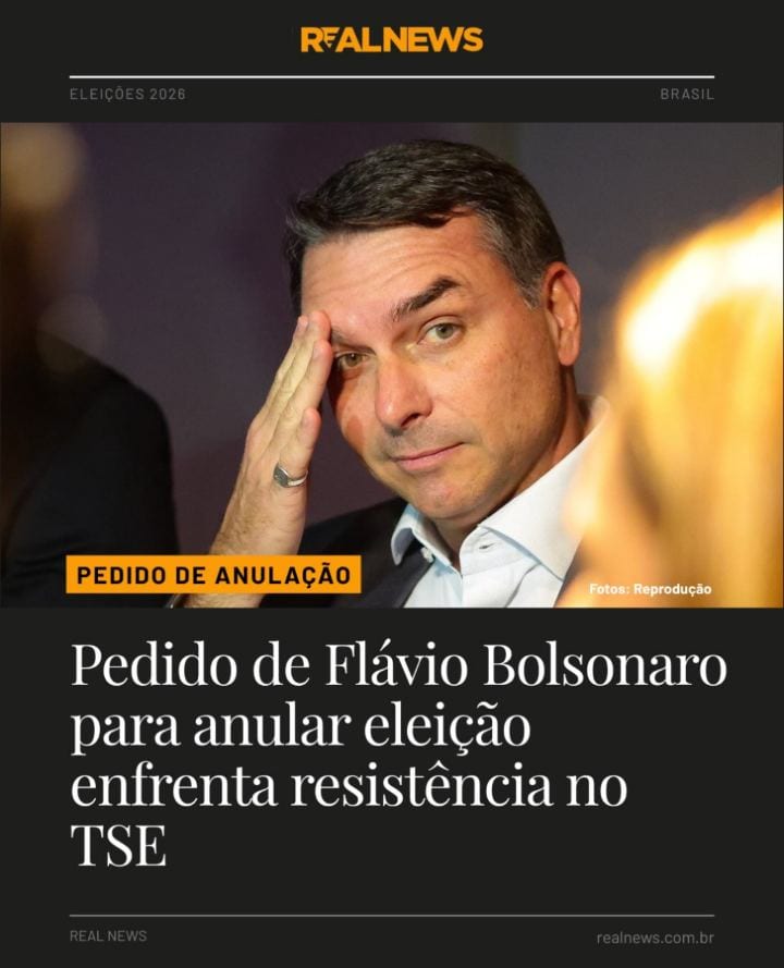 Flávio Bolsonaro quer anular a eleição, mas enfrenta resistência no TSE