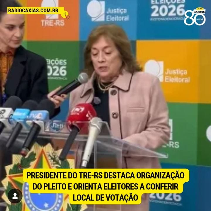A presidente do Tribunal Regional Eleitoral do Rio Grande do Sul (TRE-RS), desembargadora Maria de Lourdes Gonzalez, des
