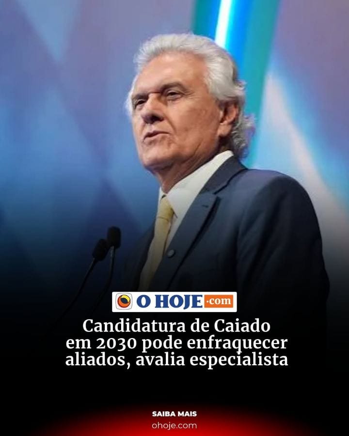 A possibilidade de Ronaldo Caiado (PSD) voltar a disputar o Governo de Goiás em 2030 pode alterar os planos de liderança