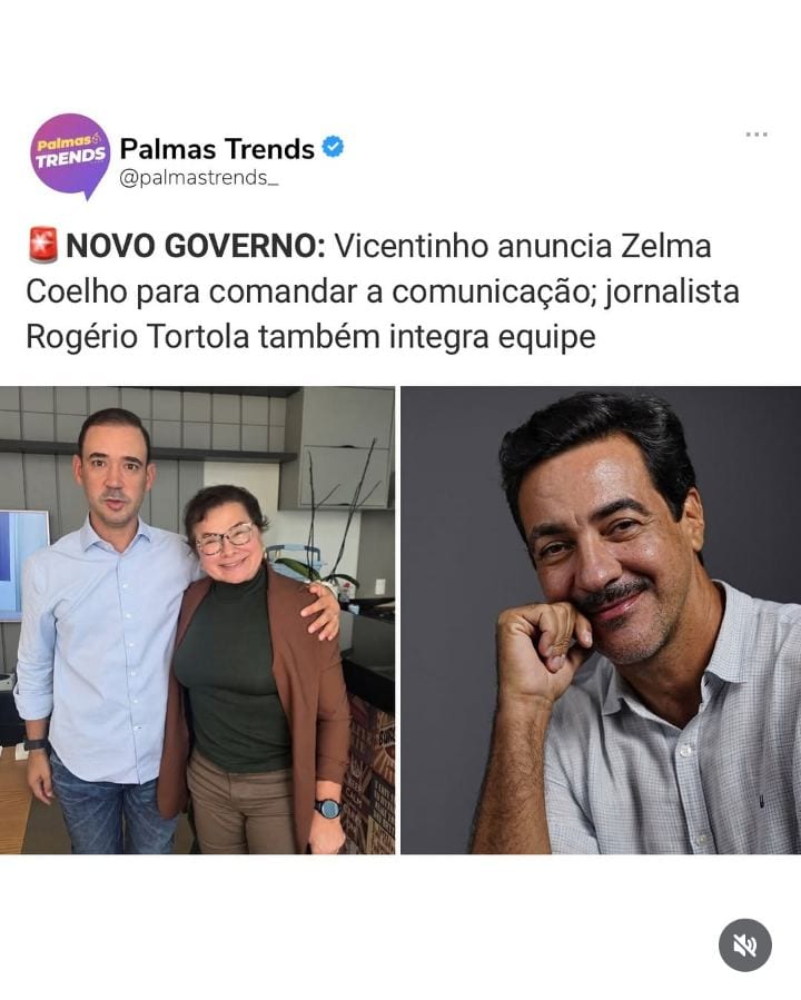 O governador eleito do Tocantins, Vicentinho Júnior (PSDB), anunciou nesta terça-feira (27) os primeiros nomes de sua eq