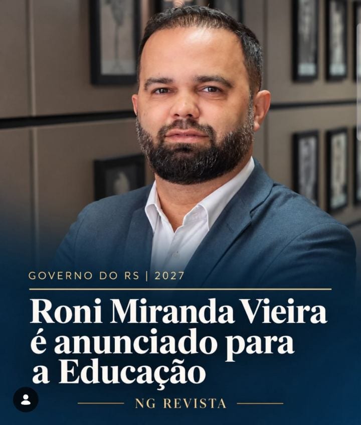 𝗥𝗼𝗻𝗶 𝗠𝗶𝗿𝗮𝗻𝗱𝗮 𝗩𝗶𝗲𝗶𝗿𝗮 𝗲́ 𝗮𝗻𝘂𝗻𝗰𝗶𝗮𝗱𝗼 𝗽𝗮𝗿𝗮 𝗮 𝗘𝗱𝘂𝗰𝗮𝗰̧𝗮̃𝗼 𝗴𝗮𝘂́𝗰𝗵𝗮