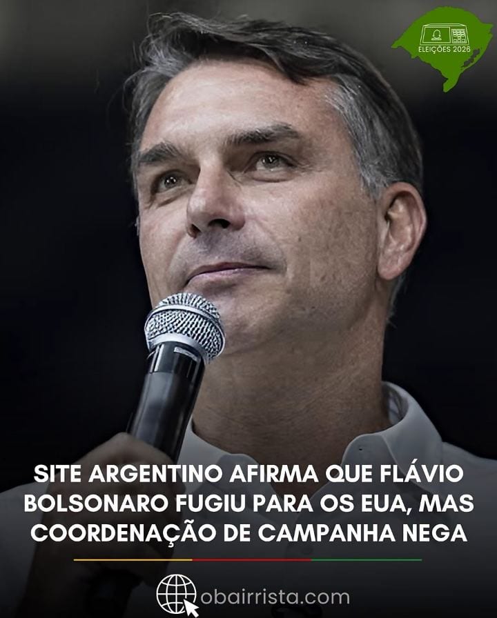 Em meio à recente apreensão de seus passaportes por determinação do ministro Alexandre de Moraes, o senador Flávio Bolso