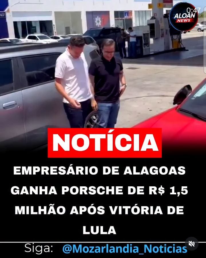 EMPRESÁRIO DE ALAGOAS GANHA PORSCHE AVALIADO EM R$ 1,5 MILHÃO APÓS APOSTA ELEITORAL