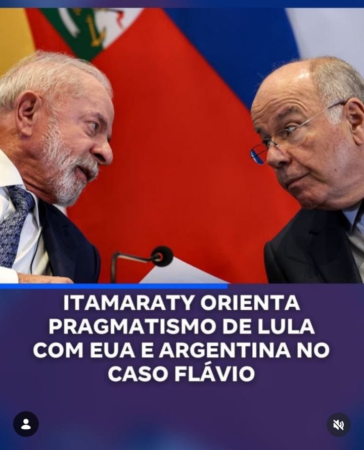 ITAMARATY ORIENTA LULA A ADOTAR CAUTELA DIANTE DA IDA DE FLÁVIO BOLSONARO A MIAMI