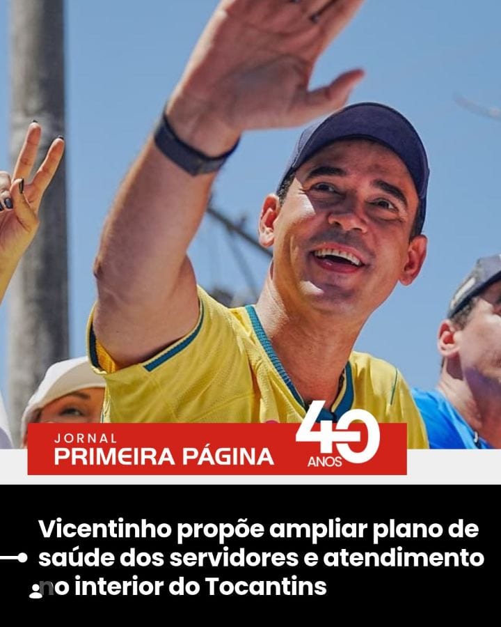O candidato ao Governo do Tocantins, Vicentinho Júnior (PSDB), propõe ampliar a rede de atendimento do plano de saúde do