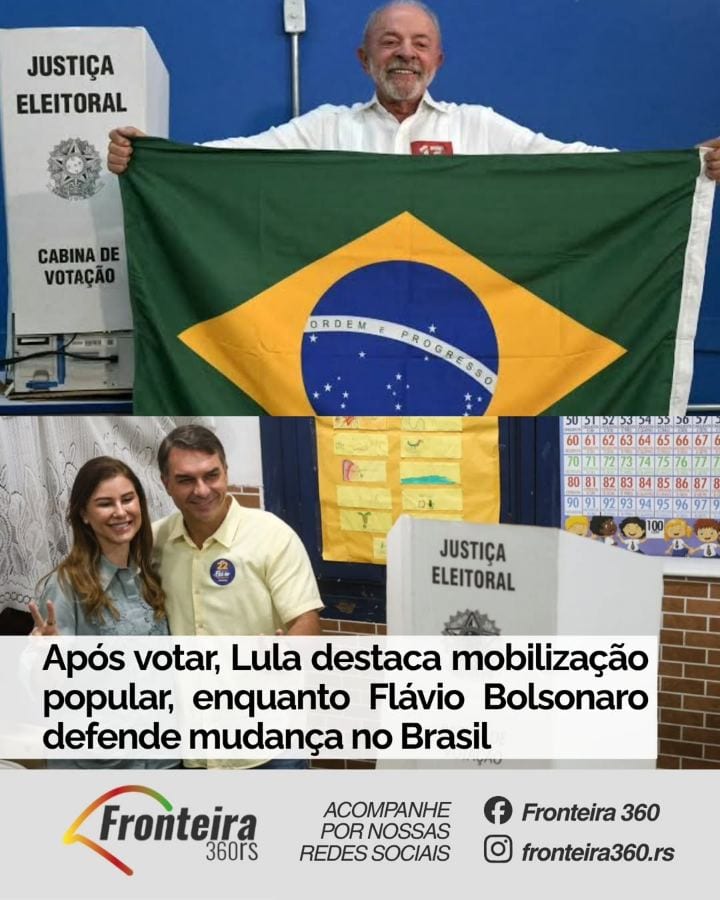 VOTAÇÃO | Os candidatos à Presidência da República votaram na manhã deste domingo (25), no segundo turno das eleições de