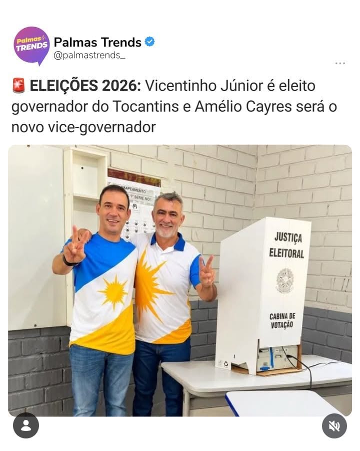O Tocantins escolheu seu novo governador!