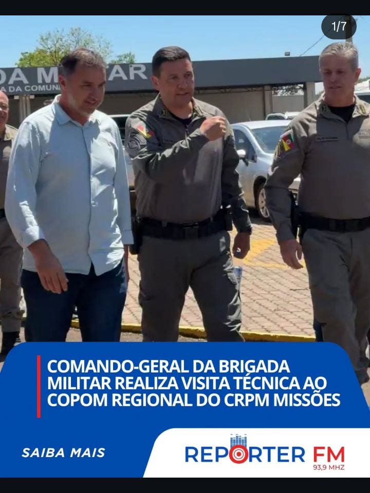 Brigada Militar vistoriou novo COPOM Regional das Missões em Santo Ângelo