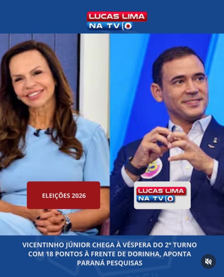 PESQUISA | Vicentinho lidera com 18 pontos de vantagem na véspera do 2º turno