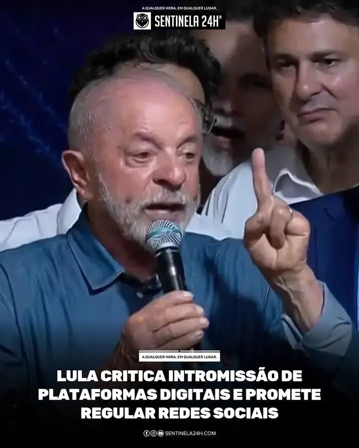 Reeleito neste domingo (25), o presidente Luiz Inácio Lula da Silva (PT) acusou as plataformas digitais de tentarem dire