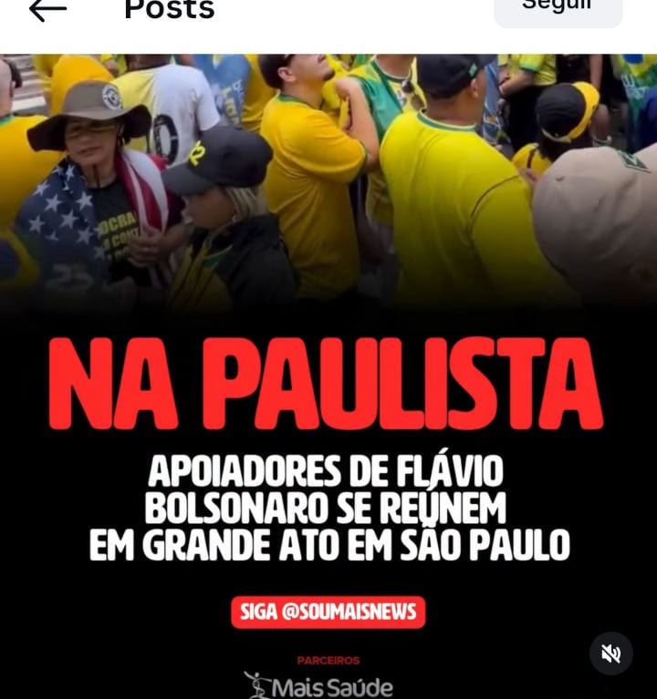 Apoiadores de Flávio Bolsonaro começam a chegar à Avenida Paulista neste domingo