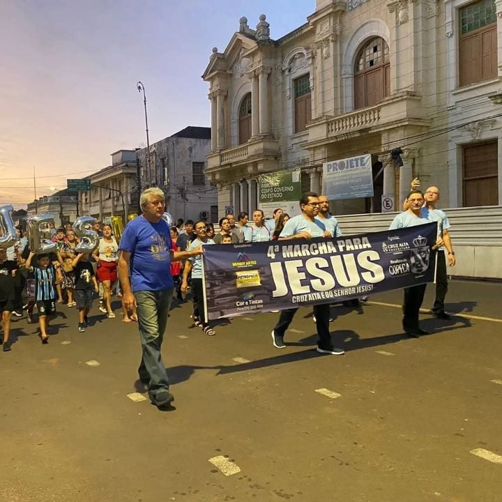 RELIGIÃO l 6ª Marcha para Jesus acontece neste sábado em Cruz Alta com caminhada, louvor e oração pela cidade