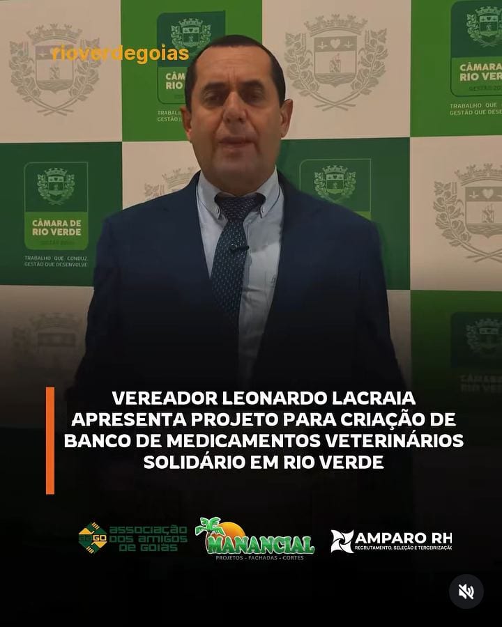 O vereador Leonardo Lacraia apresentou um projeto de lei que estabelece diretrizes para a criação do Banco de Medicament