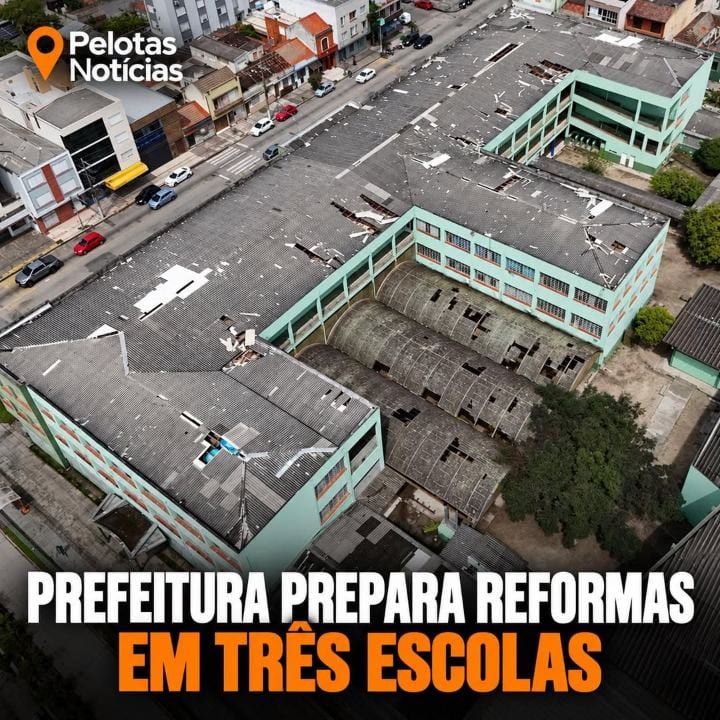 PREFEITURA PREPARA REFORMAS EM TRÊS ESCOLAS DE PELOTAS ATINGIDAS PELO TEMPORAL DE SETEMBRO