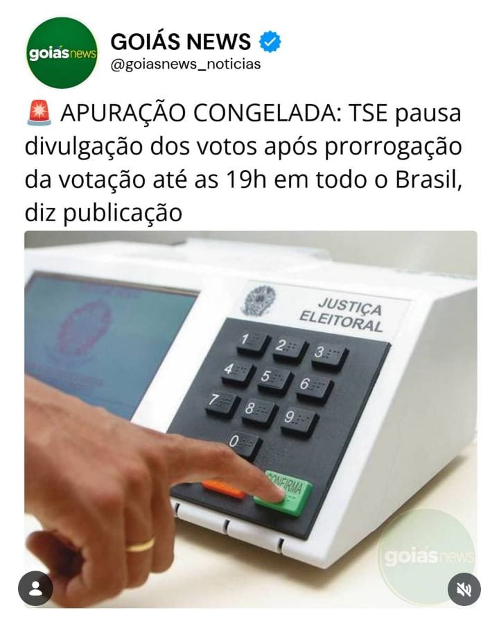 ELEIÇÕES 2026 | TSE | APURAÇÃO PRESIDENCIAL