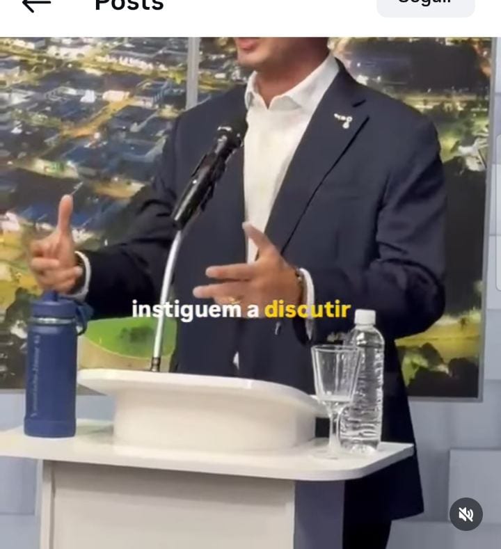 Vicentinho Júnior participou do debate da RedeTV! Tocantins