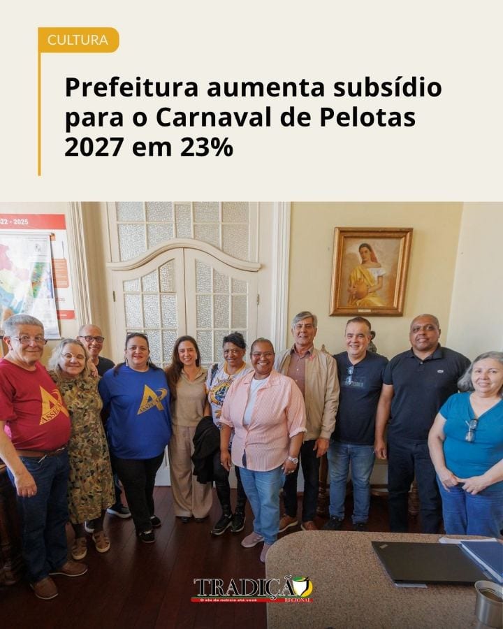 Nesta sexta-feira (23), no Paço Municipal, o prefeito Fernando Marroni (PT), acompanhado da vice-prefeita, Daniela Brizo