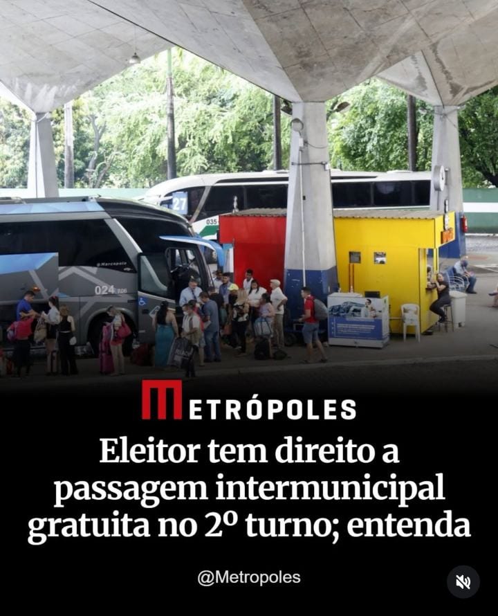 Eleitores que residem longe do domicílio eleitoral têm direito a passagem municipal intermunicipal gratuita para votar n