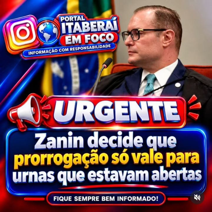URGENTE | DECISÃO SOBRE A PRORROGAÇÃO DA VOTAÇÃO