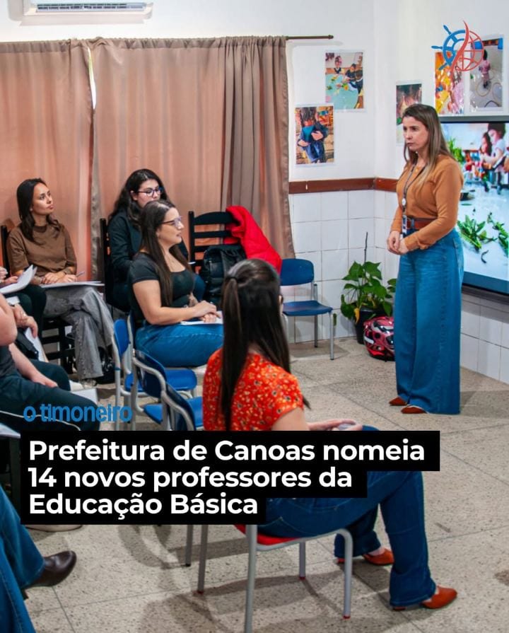 A Prefeitura de Canoas realizou, na quarta-feira 28, uma formação inicial para 14 novos professores da Educação Básica a