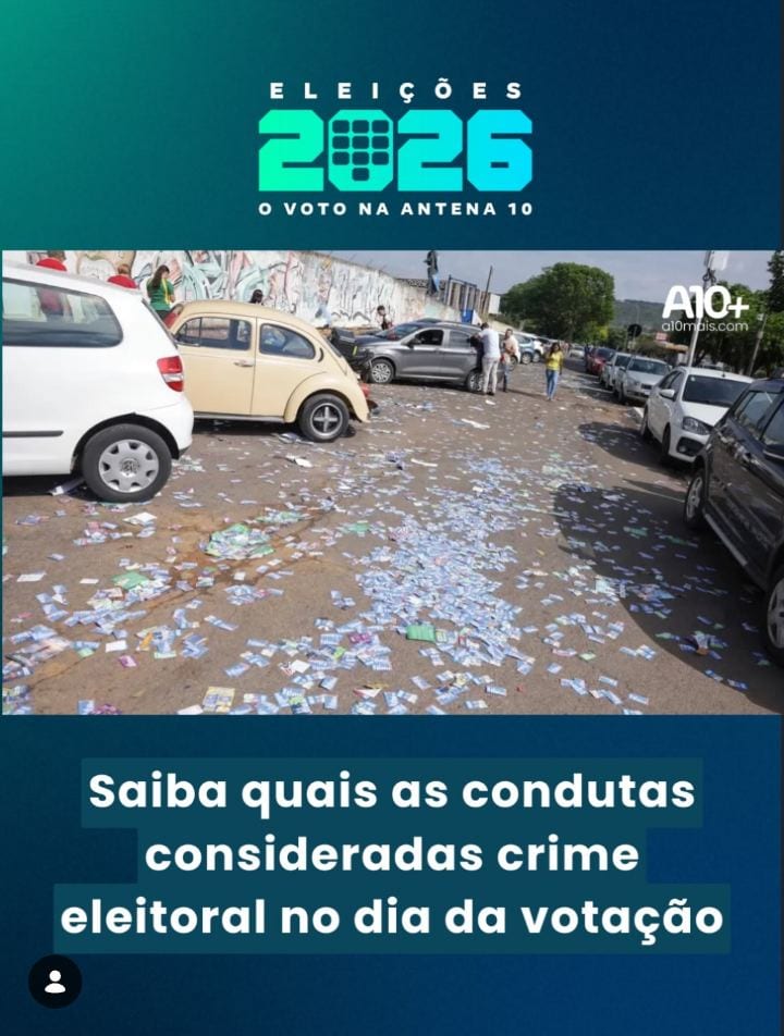 No segundo turno das eleições de 2026, o eleitor deve ficar atento a práticas consideradas crimes eleitorais, que podem