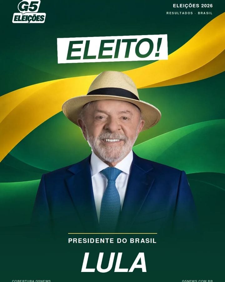 O presidente Lula (PT) venceu a eleição presidencial neste domingo (25) e comandará o Brasil de 2027 a 2030 pela quarta
