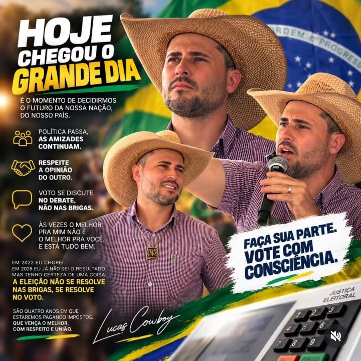 HOJE CHEGOU O GRANDE DIA