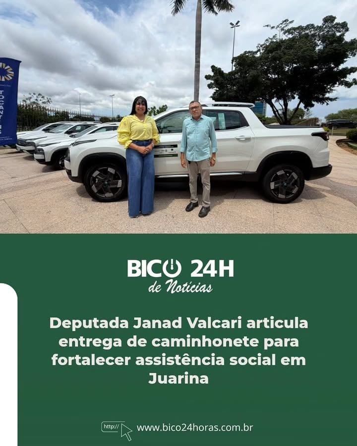 VEÍCULO FOI ENTREGUE NESTA QUINTA-FEIRA (29) / A deputada Janad Valcari participou, nesta quinta-feira (29), da entrega
