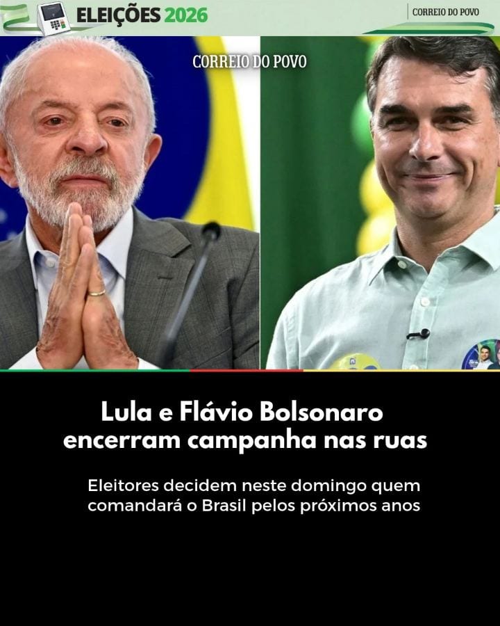 Após o último debate, a batalha final será nas ruas: o presidente Luiz Inácio Lula da Silva (PT) e o senador Flávio Bols