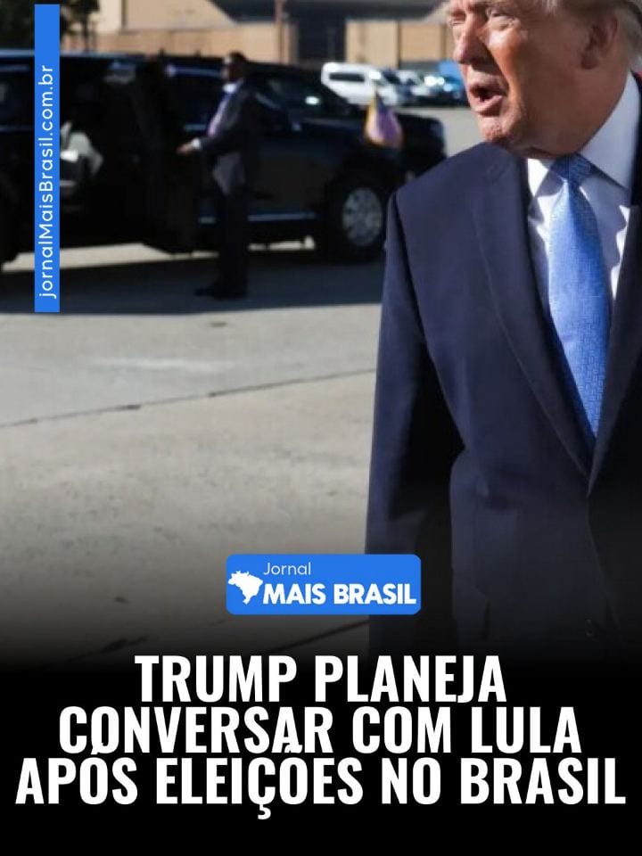 Donald Trump expressou a intenção de dialogar com o presidente Lula, reeleito recentemente.