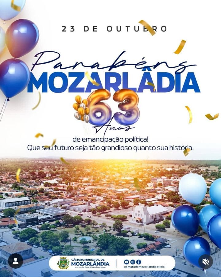 PARABÉNS, MOZARLÂNDIA!