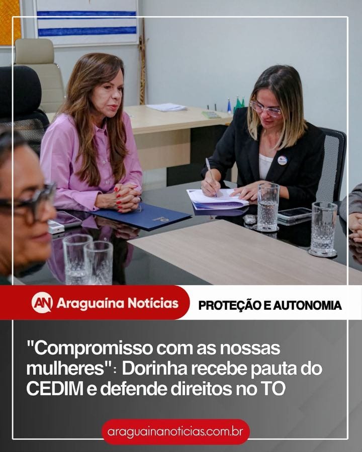 A Professora Dorinha (União Brasil), candidata ao Governo do Tocantins, recebeu representantes do Conselho Estadual dos